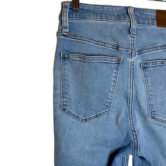 Madewell Curvy Roadtripper High Rise Skinny Leg Jeans Fading Whiskering 25 - Picture 10 of 16
